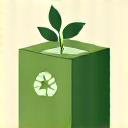 Eco-friendly packaging icon