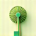 Renewable energy powered icon