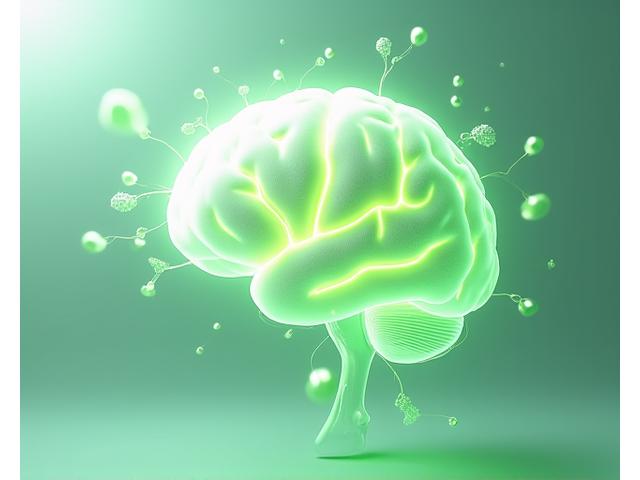 Abstract illustration of a glowing human brain connected to nature, symbolizing the scientific benefits of mindfulness
